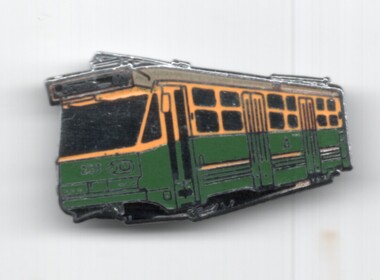 Ephemera - Badge, Tramway Museum Society of Victoria (TMSV), c1990