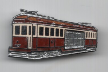 Ephemera - Badge, Tramway Museum Society of Victoria (TMSV), c1990