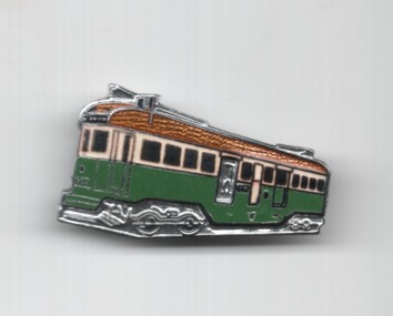 Ephemera - Badge, Tramway Museum Society of Victoria (TMSV), c1990