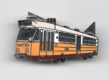 Ephemera - Badge, Tramway Museum Society of Victoria (TMSV), c1990