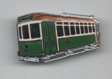 Ephemera - Badge, Tramway Museum Society of Victoria (TMSV), c1990