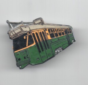 Ephemera - Badge, Tramway Museum Society of Victoria (TMSV), c1990
