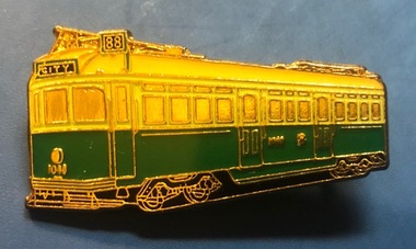 Ephemera - Badge, Tramway Museum Society of Victoria (TMSV), c1990