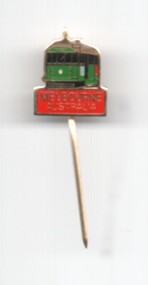 Ephemera - Badge, Tramway Museum Society of Victoria (TMSV), c2000