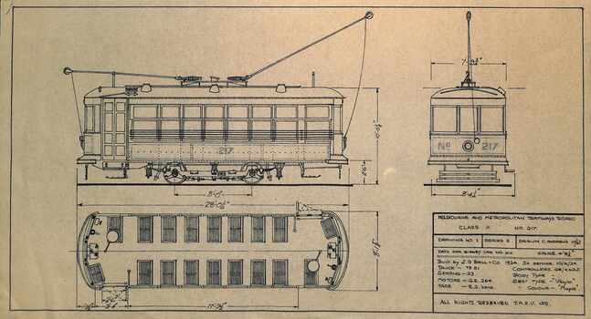 Drawing MMTB X class 217