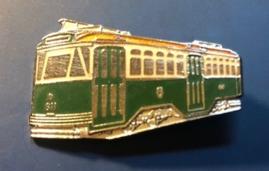 Ephemera - Badge, Tramway Museum Society of Victoria (TMSV), c1990