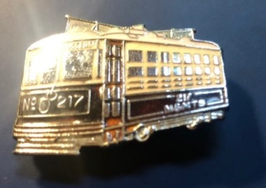 Ephemera - Badge, Tramway Museum Society of Victoria (TMSV), c1990