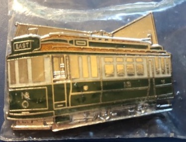 Ephemera - Badge, Tramway Museum Society of Victoria (TMSV), c1990