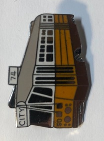 Ephemera - Badge, Tramway Museum Society of Victoria (TMSV), c1990