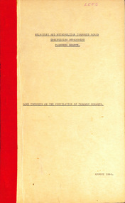 "Some thoughts on the ventilation of tramway systems"