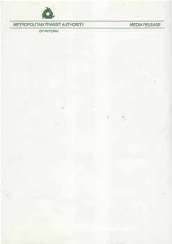 MTA Media Release paper letterhead