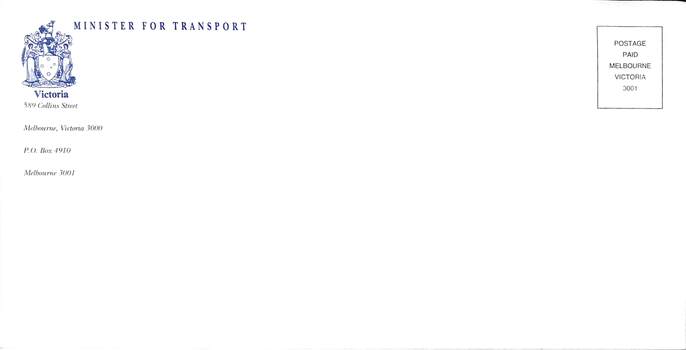 "Minister for Transport"