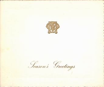 Ephemera - Christmas Card, Melbourne & Metropolitan Tramways Board (MMTB), 1970's