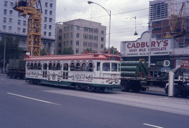 Set of 2 - Tram 1024 as the MMTB Christmas Tram 