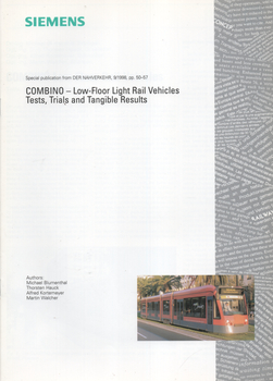 3 - Combomo - low floor light rail vehicles