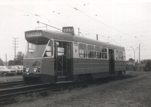 Tram Z 2 at Preston Workshops