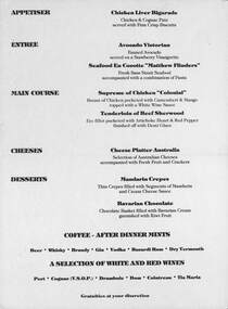 "The Colonial Tramcar Restaurant" 1989
