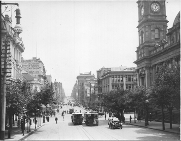Collins St east of Swanston St.