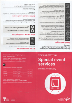 "St Kilda Festival - Special event services"