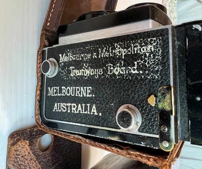 Showing side of camera and MMTB ownership markings