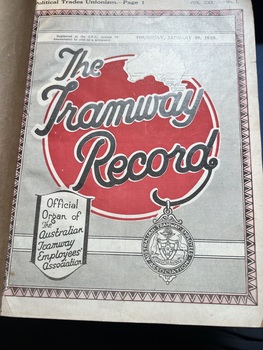 The Tramway Record - 1928 - first issue