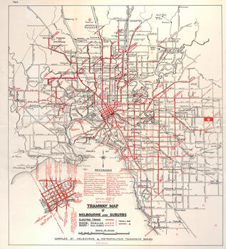 "Tramway Map of Melbourne and Suburbs"