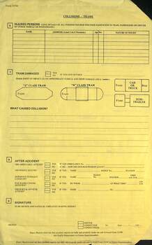 "Traffic employees accident report - Collisions trams" - page 2 of 4