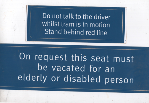 Set of 2 signs