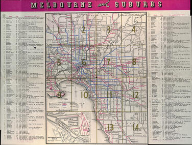 Map - "Melbourne and Suburbs" - page 2