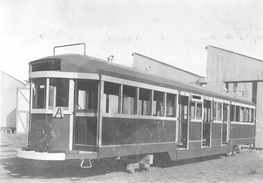 W class tramcars at the Holden Factory Woodville