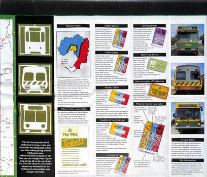 Public Transport Map - Get around on The Met - ticketting section