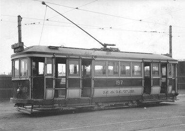 Q class tram 197 South Melbourne depot