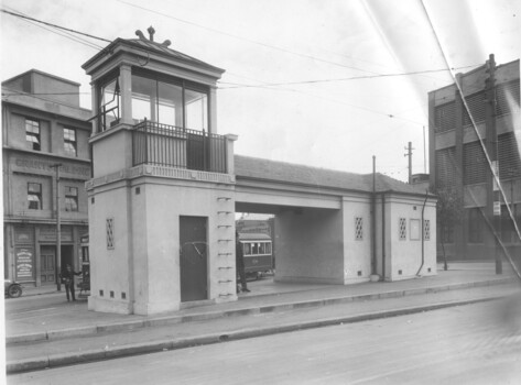 Franklin St Signal box c1929