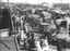 Cable trams and stall vendors Princes Bridge
