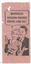 Pink 5d tram ticket with Bushells Coffee advert - rear