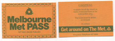 "Melbourne Met Pass"