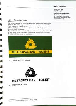"The Met Design Manual" Nov 1984 -
