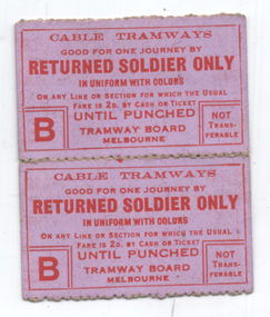 "Returned Soldiers only"