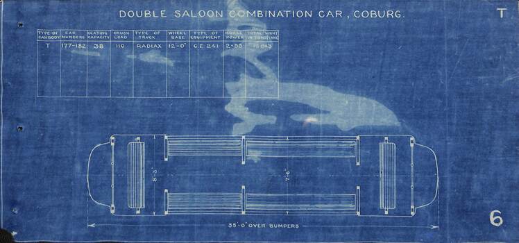 Double saloon combination car - Coburg - T class