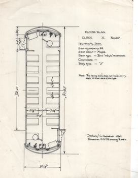 Drawing - "Floor plan X class 217"