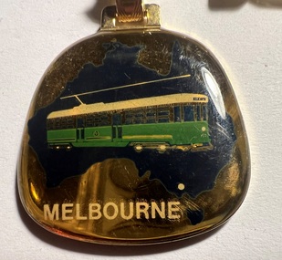 Melbourne tram key ring