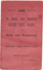 "Rules and Regulations" - St Kilda Brighton - Electric Street Railway - 1907