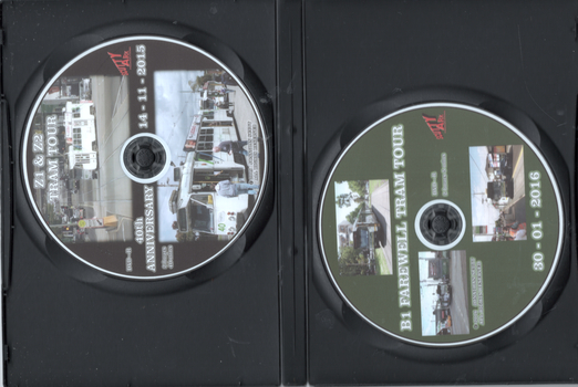 Z1 & Z2 40th Anniversary & B1 Farewell tram tours - DVDs