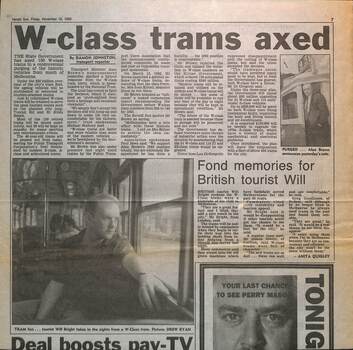 W - class trams axed