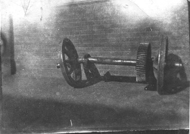 Photograph, Broken Axle tram 65, 1923