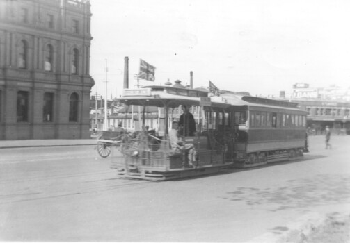 Bogie Cable tram - Elizabeth and Victoria Sts.