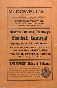 "Eleventh Interstate Tramways Football Carnival"