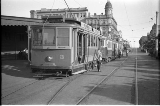 Set of 2 - St Kilda station - tram 3