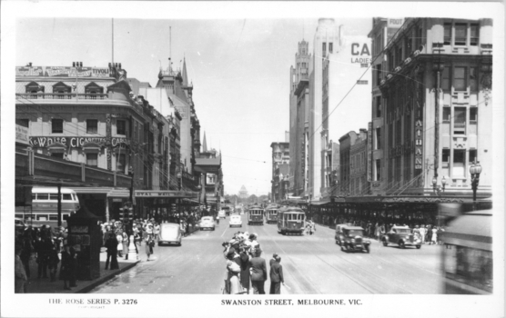 "Swanston Street Melbourne"