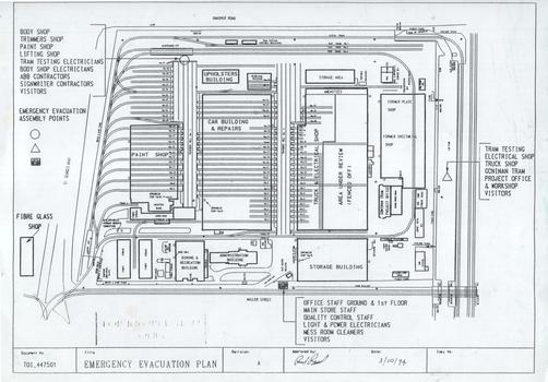 Emergency Evacuation Plan" Preston Workshops